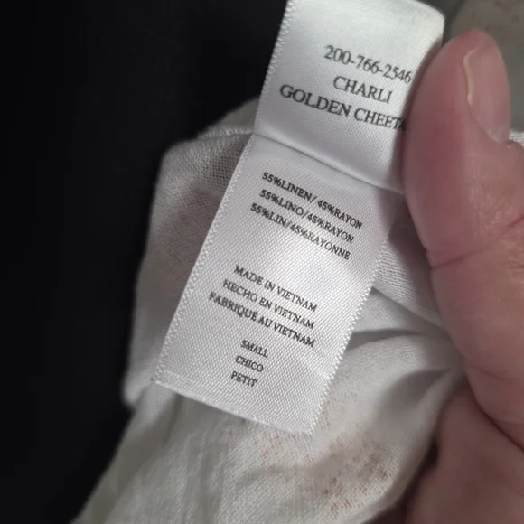 LAST CHANCE Rails Leopard Linen Button Down - Picture 5 of 5